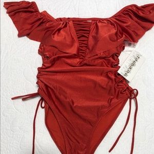 Tinibikini Burnt Orange One Piece XS